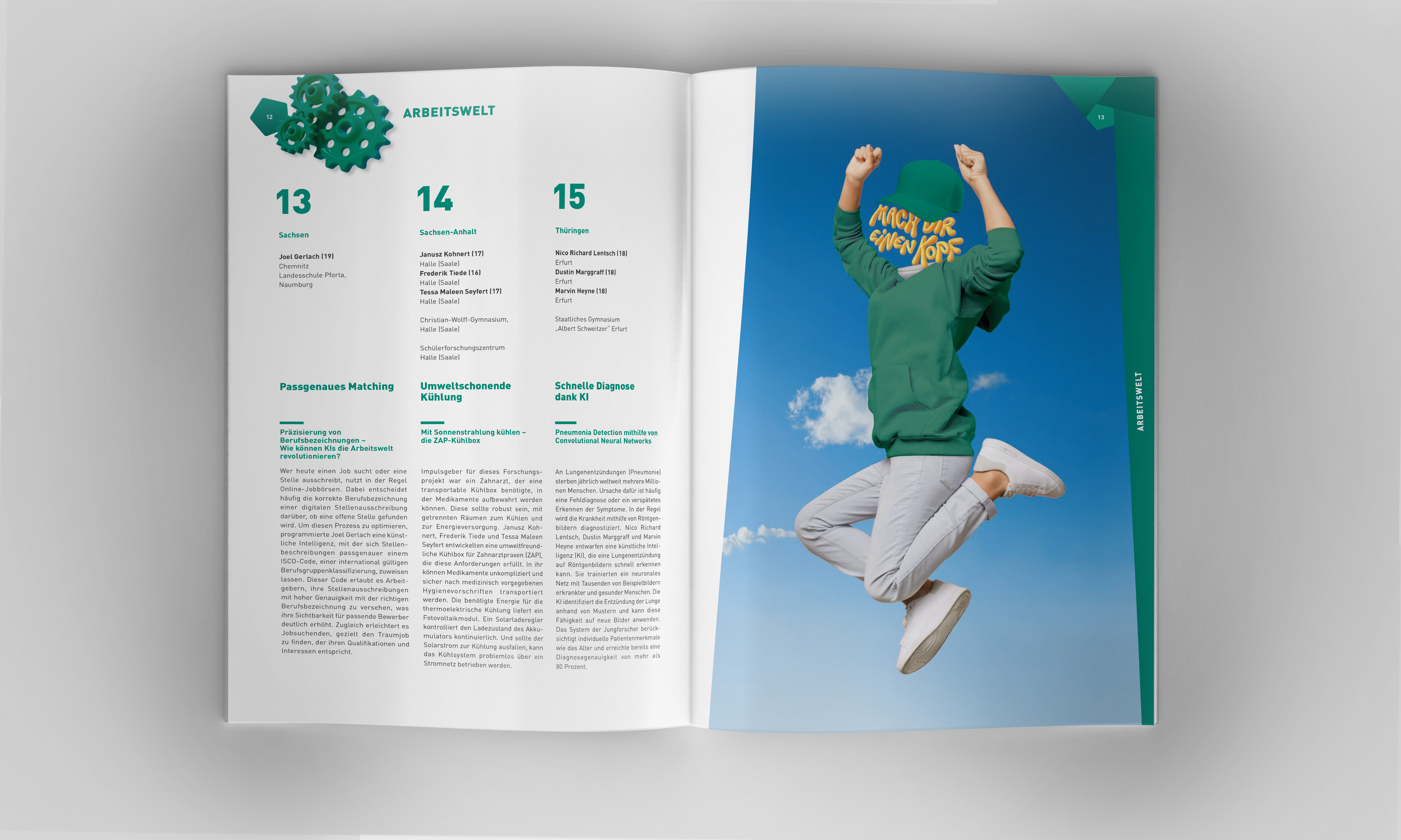 Projekt 13 bis 15 in der Arbeitswelt